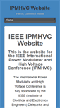 Mobile Screenshot of ipmhvc.com